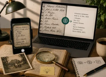 AI-verktyg för släktforskning - så tolkar du gammal handskrift och får nya ledtrådar