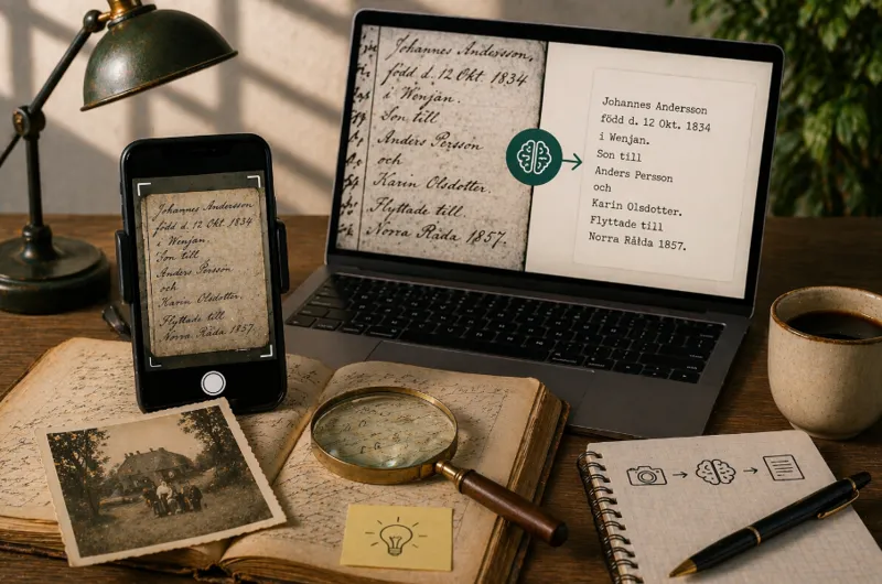 AI-verktyg för släktforskning - så tolkar du gammal handskrift och får nya ledtrådar