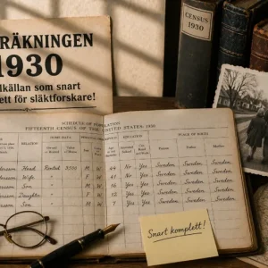 Folkräkningen 1930 - nyckelkällan som snart är komplett för släktforskare