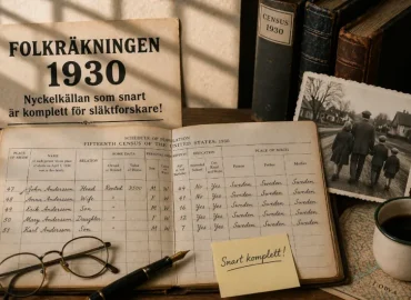 Folkräkningen 1930 - nyckelkällan som snart är komplett för släktforskare