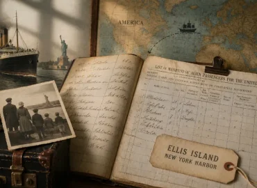 Spåra emigrerade släktingar i Amerika - från kyrkboken till Ellis Island